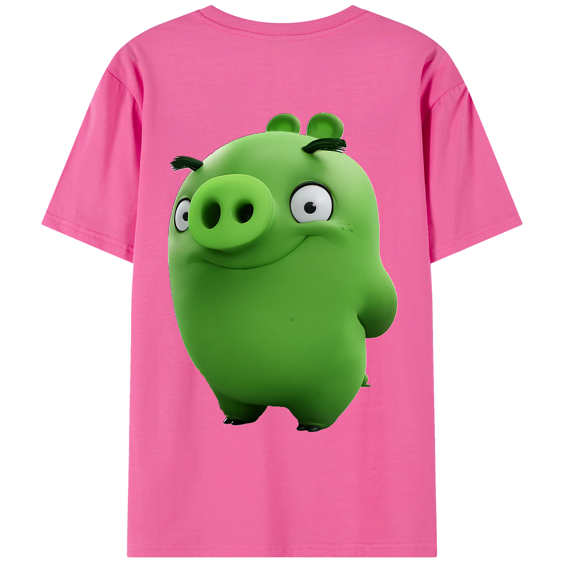 （画像用） Angry Birds アングリーバード レディース半袖Tシャツ(バックプリント)